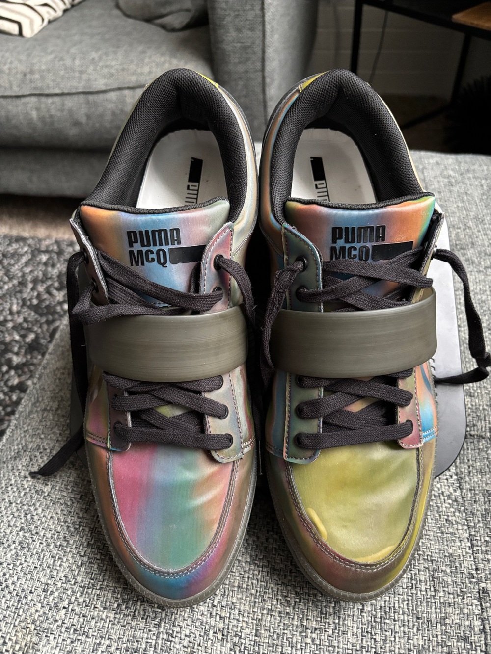 Puma x Alexander Mcqueen Men's Iridescent Low-Top Sneakers - Multicolor